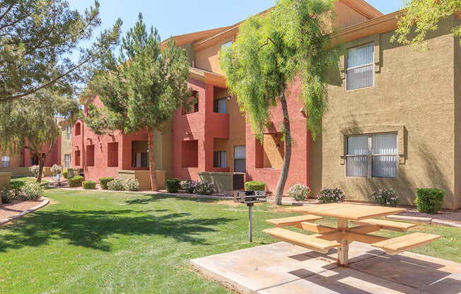 Open Patio at San Lucas Apartments, Arizona