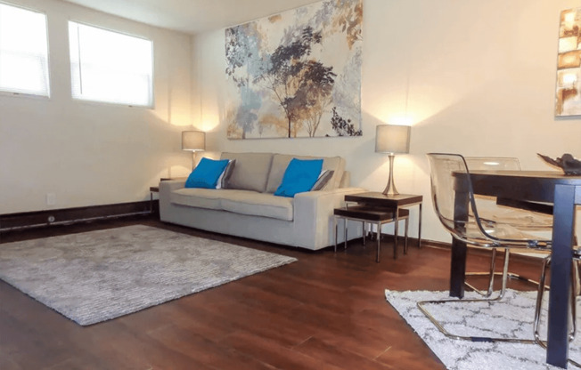 apartment with wood style floor