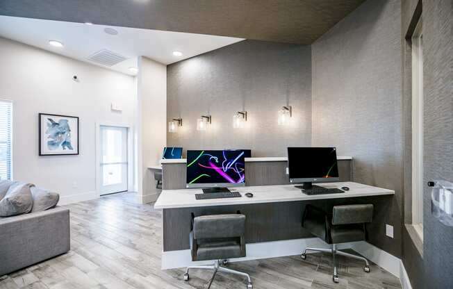 Leasing Office at Cue Luxury Apartments, Cypress, TX