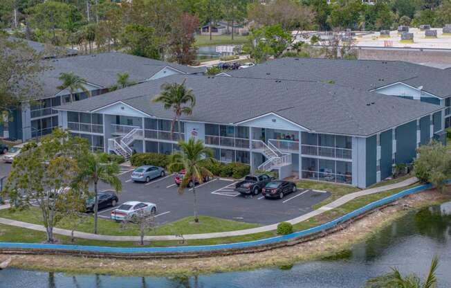 The Park at Positano Apartments in Fort Meyers, Florida Aerial View of Property