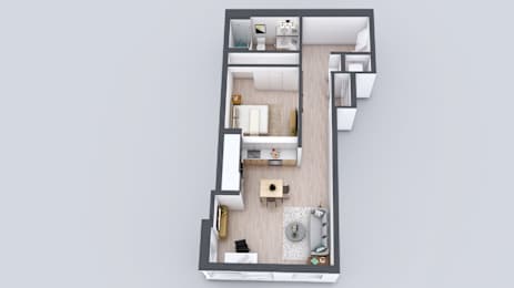 1 bed, 1 bath, 661 sqft, $1,757