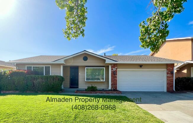Updated Single-Story Almaden Home! Award Winning Schools!