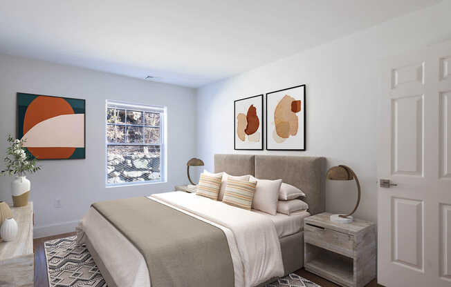 Bedroom with Hard Surface Flooring