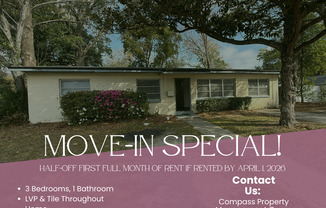 *Move-In Special!* - Sweet 3/1 Ranch Style Home in Arlington