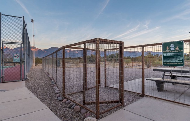 Riverstone dog park with nice safe fencing all around