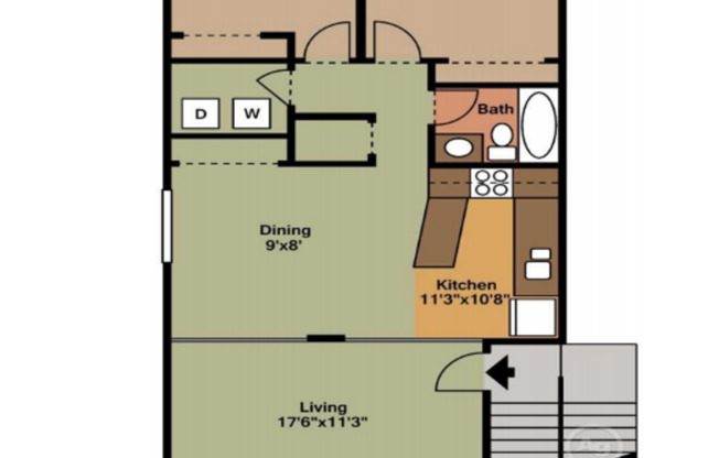 2 beds, 1 bath, 924 sqft, $1,015