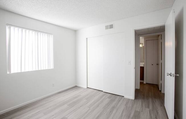 Bedroom at La Lomita Apartments in Tucson Arizona