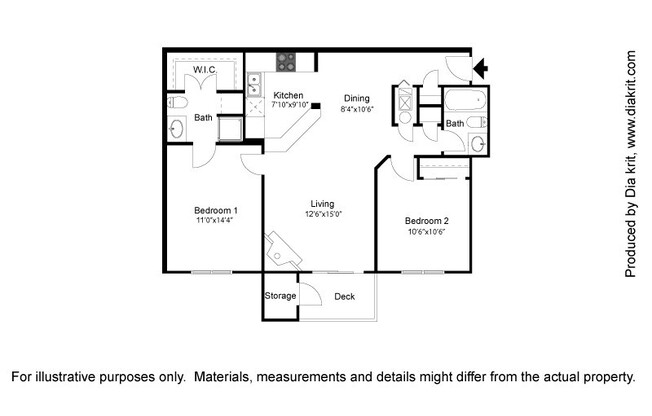 2 beds, 2 baths, 960 sqft, $1,225, Unit Apply Now