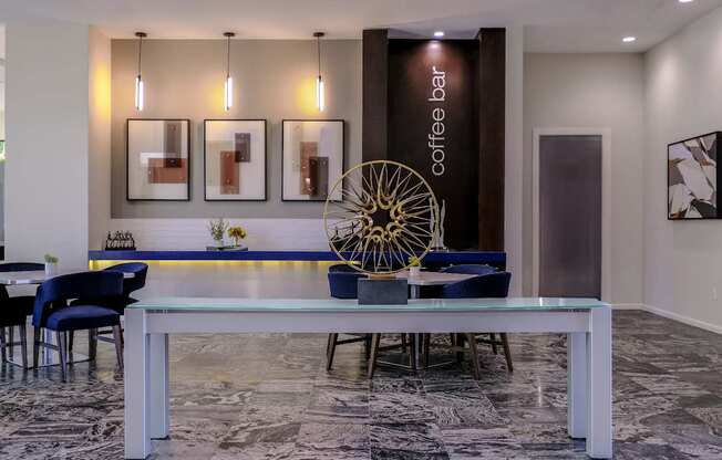 social and mingle area at Avora apartments