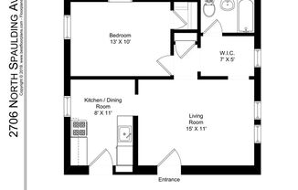 1 bed, 1 bath, 559 sqft, $1,795, Unit 2706-2GG