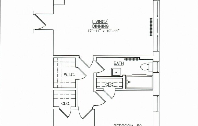3 beds, 1 bath, $2,175, Unit 202A