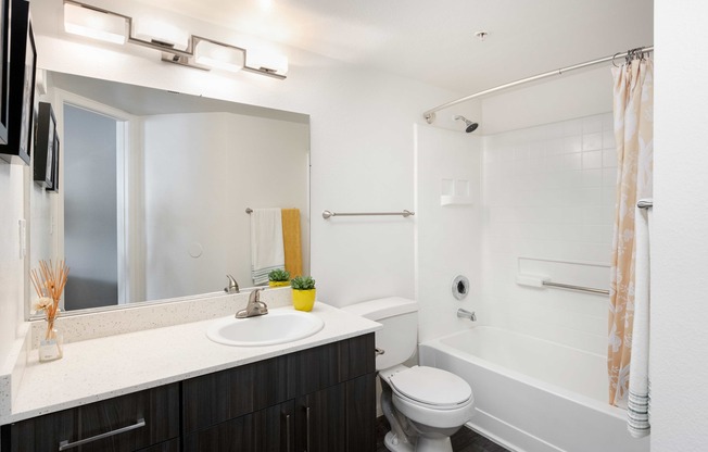 the preserve at ballantyne commons apartments bathroom with tub and sink