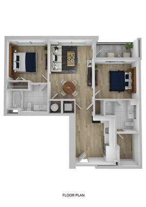 2 beds, 2 baths, 952 sqft, $3,422