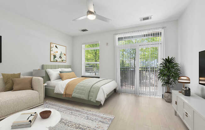 Living Room with Hard Surface Flooring