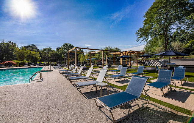 the swimming pool at the resort at governors crossing at Butternut Ridge, North Olmsted, 44070