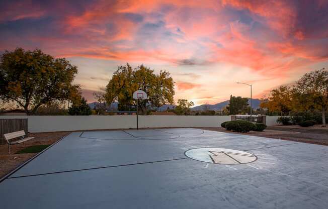 Basketball Court at Sky Island