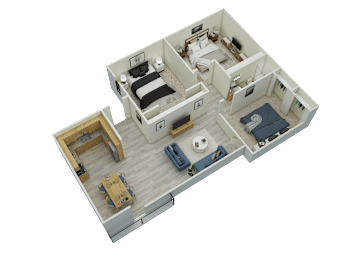 3 beds, 1 bath, 1,100 sqft, $1,098