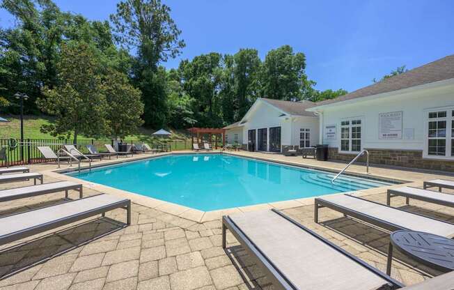 Pool With Sundecks at Spring Creek Apartments, Crestview Florida