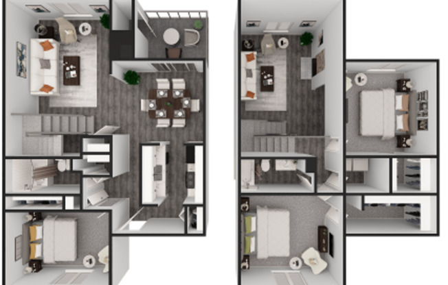 3 beds, 2 baths, 1,300 sqft, $1,749, Unit 5719