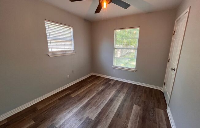 3 Bed , 2 bath on a .5 acre lot.