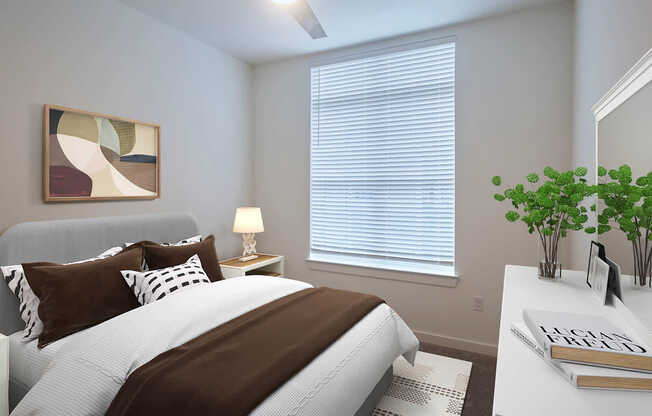 Bedroom with Hard Surface Flooring