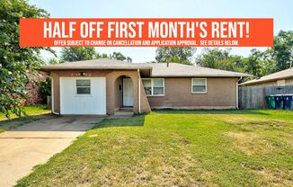 ** Move-In Special - HALF OFF FIRST MONTH'S RENT ** Spacious and Inviting 4-Bedroom Home for Rent at 5308 Foster Drive