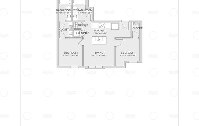 2 beds, 2 baths, 720 sqft, $1,849, Unit 820 #305