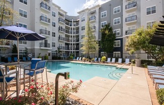 Resort Inspired Saltwater Pool with Sundeck.