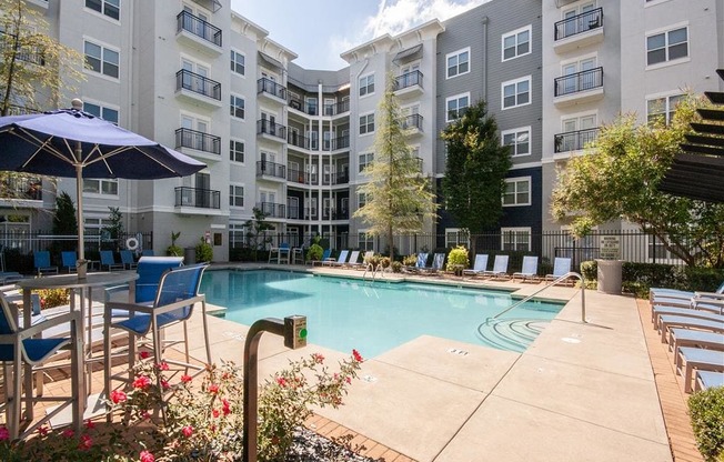Resort Inspired Saltwater Pool with Sundeck.