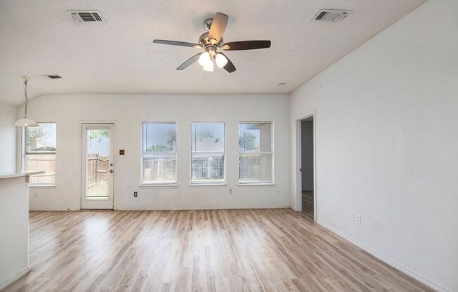 This charming 3-bedroom, 2-bath home in desirable South Fort Worth offers 1,268 square feet of modern living space.