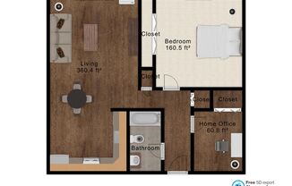 1 bed, 1 bath, 680 sqft, $925, Unit 12