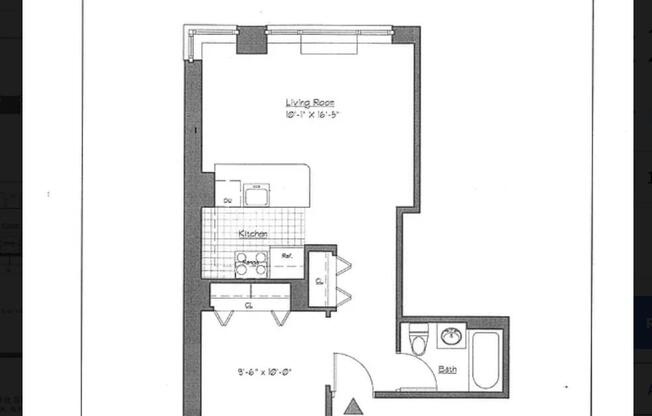 Studio, 1 bath, $5,395, Unit 7C