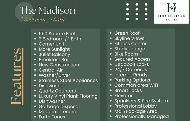 2 beds, 1 bath, 650 sqft, $1,742, Unit 3G