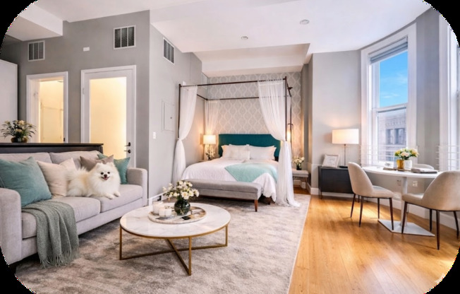 Studio, 1 bath, 647 sqft, $2,225, Unit 400