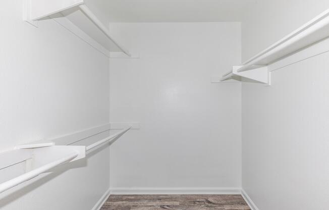 Closet at Enclave at Town Square Apartments in Chino, CA