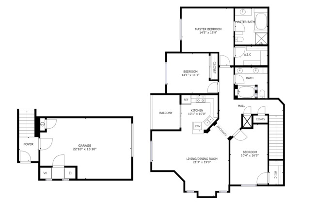 3 beds, 2 baths, 1,424 sqft, $1,855, Unit 1006