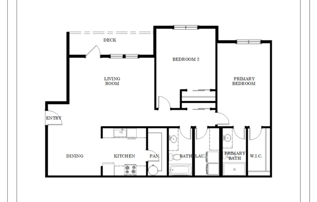 2 beds, 2 baths, 1,313 sqft, $1,750, Unit I-406