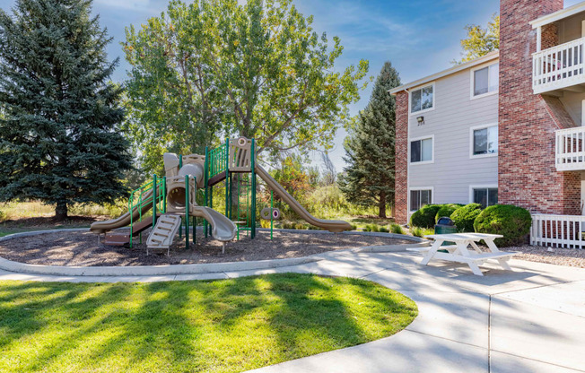 our apartments offer a playground for your children