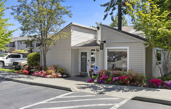 Leasing Office with Private Parking at Park Edmonds Apartment Homes, Edmonds, 98026