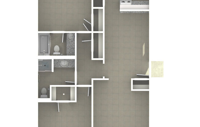 2 beds, 2 baths, 1,025 sqft, $1,289