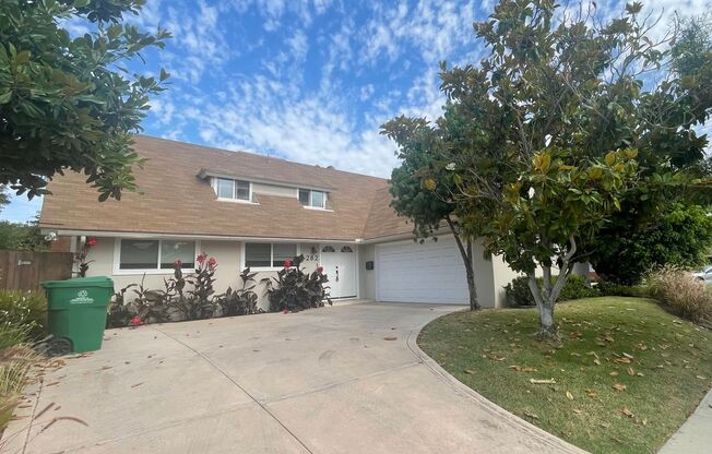 Spacious 4 Bedrooms/2 Bathrooms + Loft home with attached 2 car garage for rent in San Carlos/La Mesa.