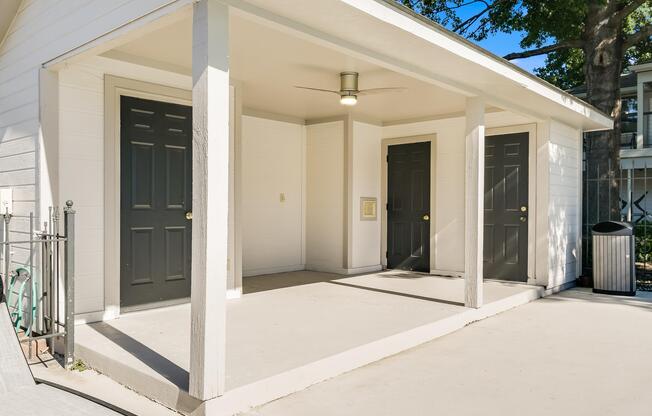 Exterior of the pool house at The Arbor in Blue Springs, Missouri