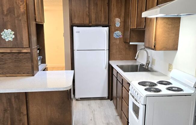 Large One Bedroom with oversized Garage on private quiet street