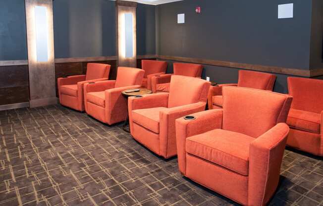 Theater Room at The Cambric Senior Apartments, St. Paul, MN