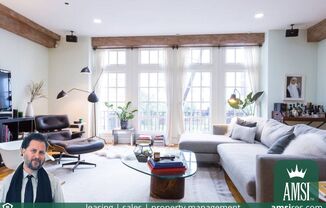 PRICE IMPROVEMENT! Amazing SOHO style full level designer Parkhouse in boutique 3 unit building, featuring an expansive living space, gourmet kitchen, two patios and pets welcome!