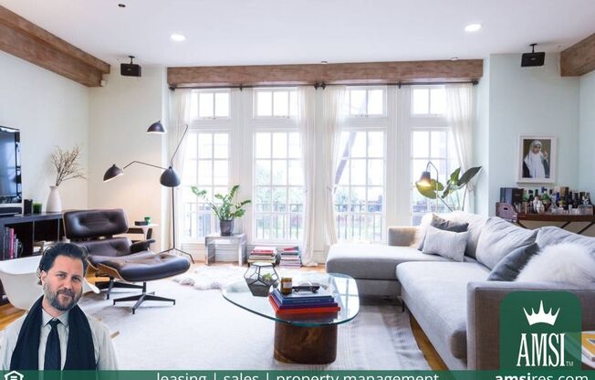 PRICE IMPROVEMENT! Amazing SOHO style full level designer Parkhouse in boutique 3 unit building, featuring an expansive living space, gourmet kitchen, two patios and pets welcome!