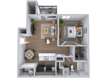 1 bed, 1 bath, 642 sqft, $1,139