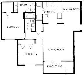 2 beds, 2 baths, 1,038 sqft, $2,585