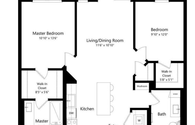 2 beds, 2 baths, 1,025 sqft, $2,111