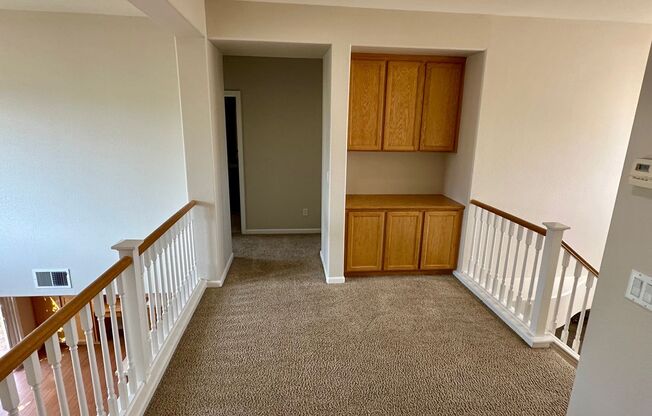 Move-in Special $500.00 off first months rent Large beautiful home, new paint. Bedroom and full bathroom downstairs